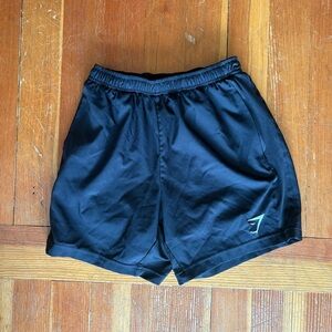 Gymshark Black Athletic Training Shorts with Logo